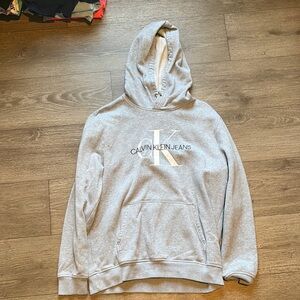 Calvin Klein Gray Sweatshirt Hoodie Casual